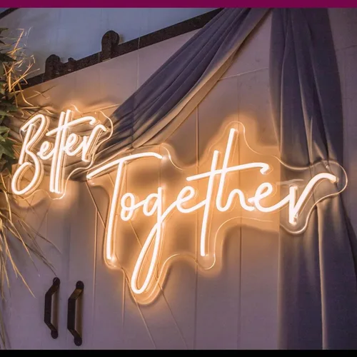 Miniatura 2 de Letreros de neón personalizados para decoración de bodas y paredes, negocios, tiendas, belleza, salón 100% Personalized, Even Lighting, Adjustable