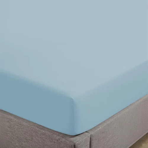 Miniatura 14 de Feather & Stitch - Sábana bajera ajustable de 100 % algodón, tejido satén de damasco, transpirable a rayas, sábana elástica para colchón de 18