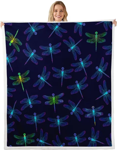 Miniatura 31 de Erosebridal Manta de árbol de la vida, sol y luna para sofá cama, manta de forro polar gótico de polilla trippy, manta de sherpa cósmica