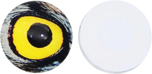 Miniatura 6 de 100 piezas de búho, serpiente, lagarto, ojos de animales, cabujón de cristal para hacer muñecas de arcilla, esculturas, accesorios