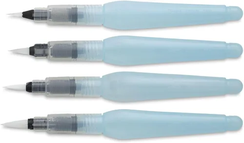 Miniatura 3 de Pentel Arts Color - Juego de brochas de agua, color negro/gris/sepia/aquash (GFLFRHBP)