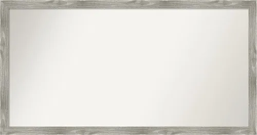 Miniatura 148 de Amanti Art Espejo personalizado, espejo de baño gris plomo a rayas, espejo de pared o espejo de tocador de baño sobre el fregadero