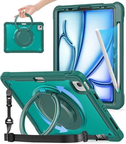 Miniatura 13 de BATYUE Funda para iPad Air de 11 pulgadas M3/M2 (2025/2024), Air 5th/4th 10.9 pulgadas (2022/2020), Pro 11" 4th/3rd/2nd/1st, funda a prueba