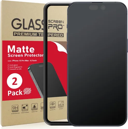 Miniatura 28 de Ambison Paquete de 2 Protectores de Pantalla Mate para iPhone 17 Pro Max de 6.9 pulgadas 2025, Antirreflejos y Antihuellas Dactilares, Sin Burbujas