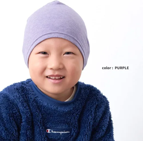 Miniatura 7 de CHARM Gorro de algodón orgánico para bebés y niños, diseño holgado y suave, fabricado en Japón