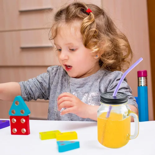Miniatura 4 de Pajitas de silicona reutilizables, 16 popotes flexibles largos con 4 cepillos de limpieza para vasos Yeti/Rtic/Ozark de 20 y 30 onzas, sin BPA, sin