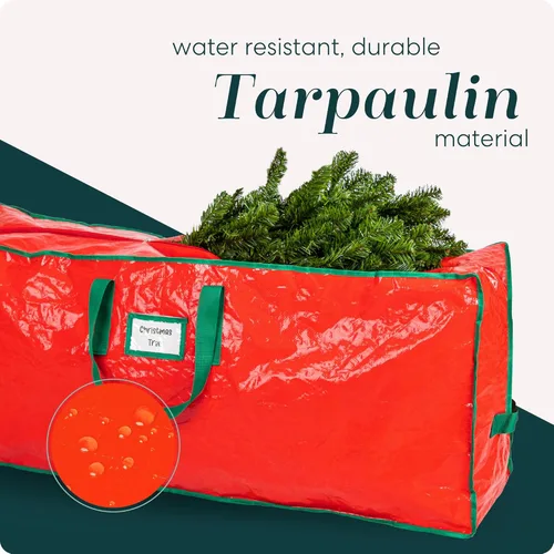 Miniatura 4 de Bolsa de almacenamiento para árbol artificial de Navidad, de gran capacidad Rojo