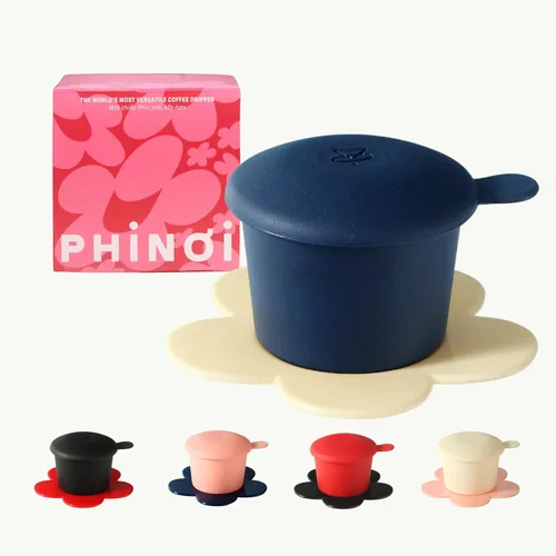 Miniatura 17 de [Regalo] Filtro Phin vietnamita, gotero de café reutilizable de plástico para verter sobre café, filtro de café de una sola taza con diseño
