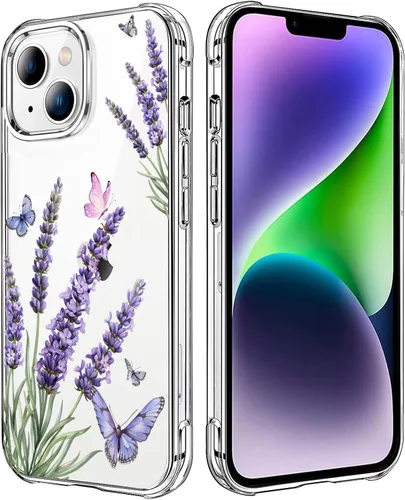 Miniatura 40 de Funda transparente de girasol compatible con iPhone SE 2022 SE 2020 7 8, funda trasera floral para niñas y mujeres, funda protectora transparente