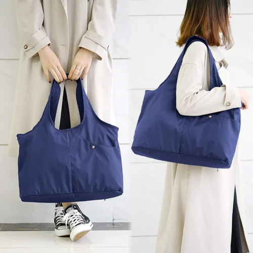 Miniatura 2 de ZOOEASS - Bolso grande de hombro para mujer, impermeable, multifunción, de nailon, para viaje
