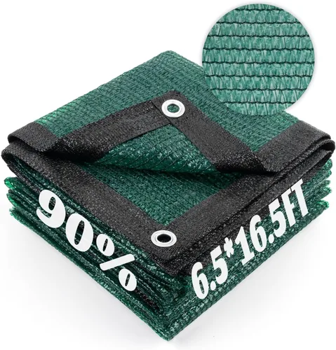 Miniatura 111 de Cool Area Lona de malla con ojales para cubierta de plantas, toldo de patio de 10 x 20 pies, para jardín, pérgola, invernadero, coche, granero, 55%