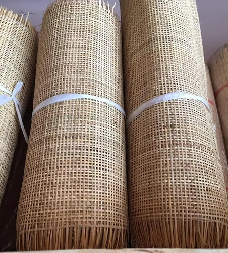 Miniatura 3 de Correa cuadrada de caña de 24 pulgadas de ancho, hoja de 24 x 2 pies, rollo de correas de caña de ratán, material de enlatado para sillas