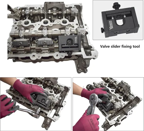 Miniatura 5 de Kit de alicates para instalador de resorte de presión de válvula, compatible con motores BMW B38 B48 B58, herramienta de fijación deslizante