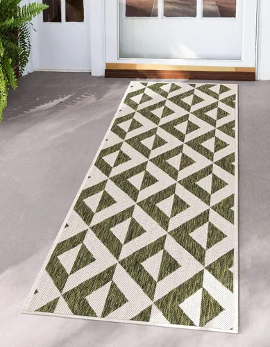 Miniatura 44 de Unique Loom Jill Zarin Outdoor Collection - Alfombra rectangular (2 pies 2 pulgadas x 3 pies 1 pulgadas, rectangular, beige y marrón)