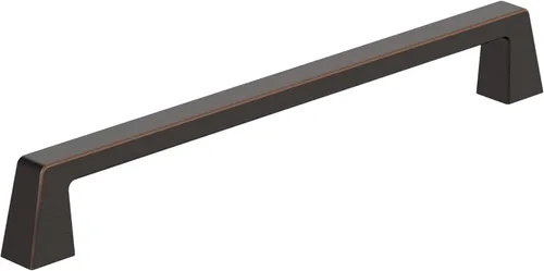 Miniatura 25 de Amerock BP55282BBR Tirador de gabinete bronce negro Manija de gabinete de 8 pulgadas (203 mm) de centro a centro Blackrock Tirador de cajón