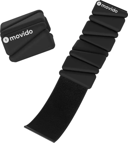 Miniatura 11 de Movido - Pesas ajustables para muñeca y tobillo 1 libra cada una (2 por juego) Pesos ajustables para entrenamiento para mujeres y hombres