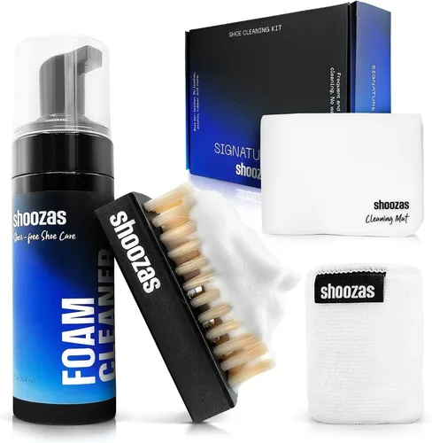 Miniatura 9 de Shoozas Kit de limpieza de zapatos: sin desorden, potentes y delicados, secado rápido, no tóxico, seguro en todos los materiales.