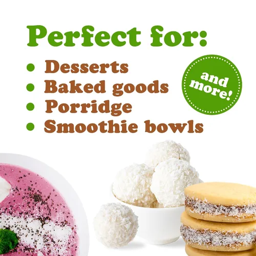 Miniatura 6 de Food to Live Coco orgánico fino rallado, 12 onzas, sin OMG, crudo, sin azúcar, sin sulfatar, desecado, carne afeitada. Vegana, Keto, Kosher, a