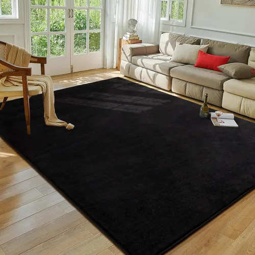 Miniatura 24 de Softlife Alfombra verde de 2 x 6 pies para dormitorio, sala de estar, lavable, suave, esponjosa, alfombra de pasillo antideslizante, alfombra