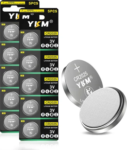 Miniatura 12 de YKM Paquete de 5 baterías CR2025 DL2025 de litio de 3 V para el control remoto del coche 2025