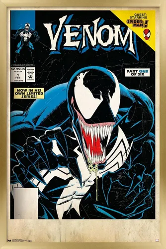 Miniatura 14 de Trends International Marvel Comics Venom - Póster de pared con cubierta protectora letal #1, 14.725 x 22.375 pulgadas, versión enmarcada de madera