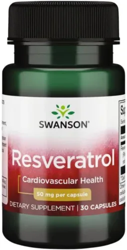 Swanson Resveratrol 50 50 Miligramos 30 Cápsulas