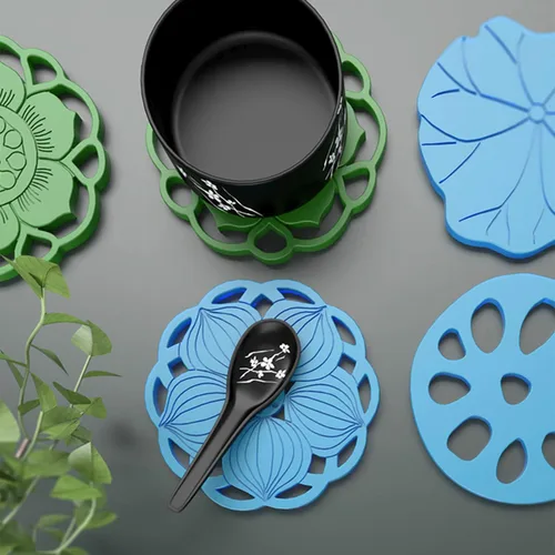 Miniatura 5 de 1 posavasos de silicona para decoración del hogar (01)