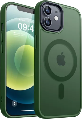 Miniatura 10 de CANSHN - Funda transparente compatible con iPhone 12/iPhone 12 Pro [Protección contra caídas de grado militar] No amarillea, funda protectora a