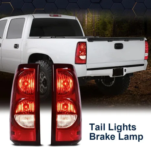 Miniatura 2 de PIT66 Luces traseras compatibles con Chevy Silverado 1500 2500 3500 2003 2004 2005 2006, conjunto de lámpara de luz trasera LED izquierda y derecha