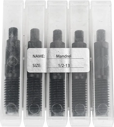 Miniatura 3 de 1/2-13 Mandril 5pcs Varilla de repuesto para HPS6312 Herramienta de tuerca de remache hidráulica de aire