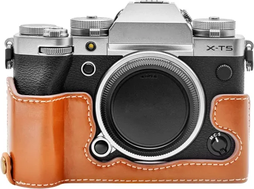 Miniatura 8 de Rieibi Fuji XT5 - Funda de piel sintética para cámara digital Fujifilm X-T5, color negro