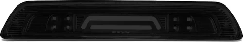 DNA MOTORING 3BL-TTU07-3D-LED-BK-SM Carcasa negra 3D LED de montaje alto 3ª tercera luz de freno [compatible con Tundra 07-21] Lente ahumada con
