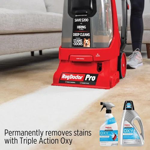 Miniatura 8 de Rug Doctor Pro Deep Commercial Máquina de Limpieza de Alfombras, Paquete Oxy, Incluye Solución de Limpieza Oxy de 48 oz. y Limpiador Profesional Oxy