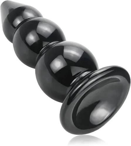 Miniatura 4 de Cuentas anales superlargos y gruesos, tapones anales, con ventosa fuerte, tapón sexual para masaje de próstata, consolador anal, juguete anal