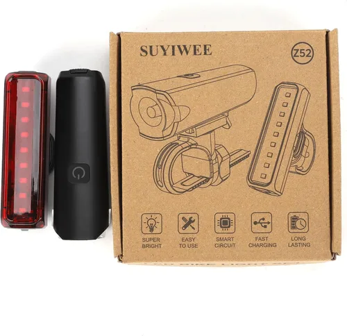 Miniatura 8 de Luces de bicicleta gran angular de 1200 lm para conducción nocturna, 3+5 modos y luces de bicicleta impermeables IP65 delanteras y traseras