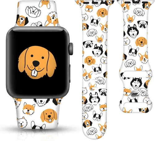 Miniatura 13 de Compatible 38mm Correas de Apple Watch para mujeres 40mm 41mm 42mm 44mm 45mm, correas iWatch para mujeres, pulseras de lunares, correa de Apple