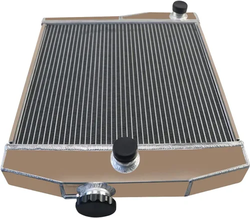 Miniatura 8 de Radiador de aluminio de 3 filas para Jeep Willys 1955-1958 Flathead L4 3.7L V6 V8