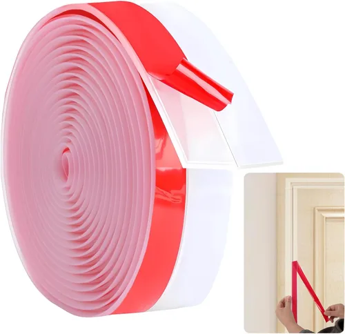 Cierre de puerta para clima para máximas brechas 13mm - 1.38'' W x 20' L Tapón de corriente de puerta para marco inferior de puerta Ventana
