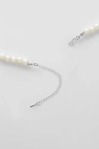 Miniatura 5 de BABEYOND - Collar de perlas redondas de imitación para novias bodas