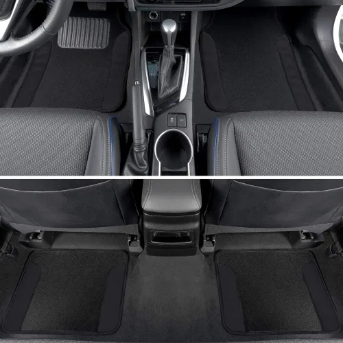 Miniatura 2 de Alfombrillas de cuero sintético para automóvil, alfombras impermeables para automóvil, SUV, camiones, camionetas, tapetes para automóvil, accesorios