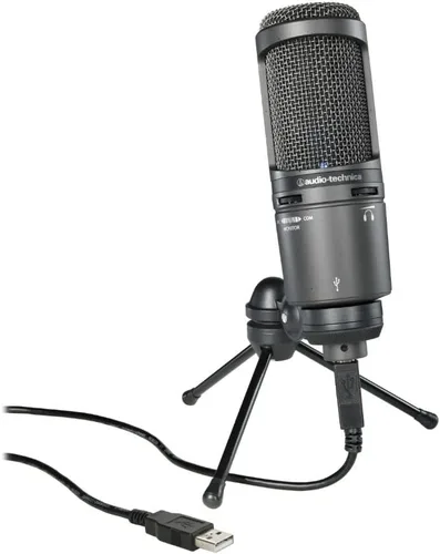 Miniatura 10 de Audio-Technica AT2020 Micrófono de estudio de condensador cardioide XLR, ideal para aplicaciones de proyecto/estudio en casa