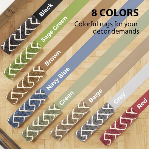 Miniatura 3 de hicorfe Juego de 2 tapetes de cocina antideslizantes para piso, cómodas alfombras de cocina lavables para pasillos, entrada, cuarto de servicio