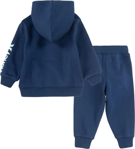 Miniatura 2 de Hurley Conjunto de 2 piezas con capucha y pantalones deportivos para bebé