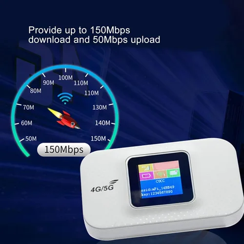 Miniatura 3 de Sanpyl Enrutador WiFi 4G, enrutador de punto de acceso móvil 4G con ranura para tarjeta micro SIM, batería de 3000 mAh, enrutadores de viaje