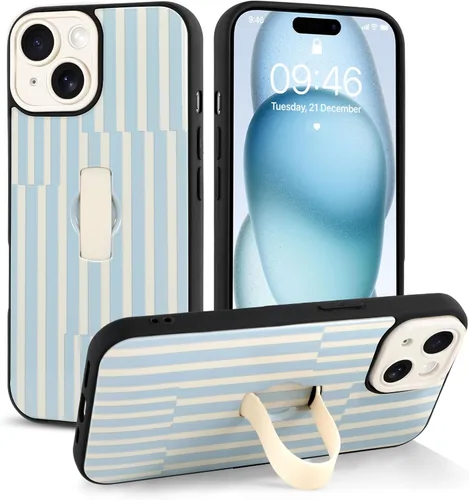 Miniatura 81 de Funda compatible con iPhone 17 Pro Max con correa de mano para los dedos, funda de teléfono con estampado de leopardo y guepardo para mujeres
