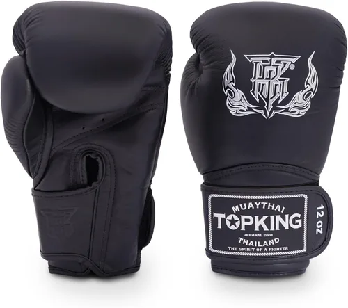 Miniatura 2 de Top King Super Muay Thai Guantes de boxeo, blanco, negro, rojo, azul, amarillo, rosa, verde; 8 onzas, 10 onzas, 12 onzas, 14 onzas, 16 onzas, 18