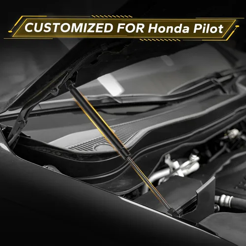 Miniatura 2 de Puntales de capó para Pilot 2023 2024 2025 2026 – Soporte de elevación de capó, sin taladro delantero de gas compatible con accesorios Honda Pilot