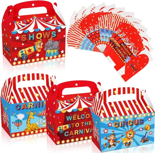 LIYDE 12 piezas de decoraciones de circo, regalos de fiesta de carnaval, decoraciones de fiesta de circo, suministros de fiesta temática de circo