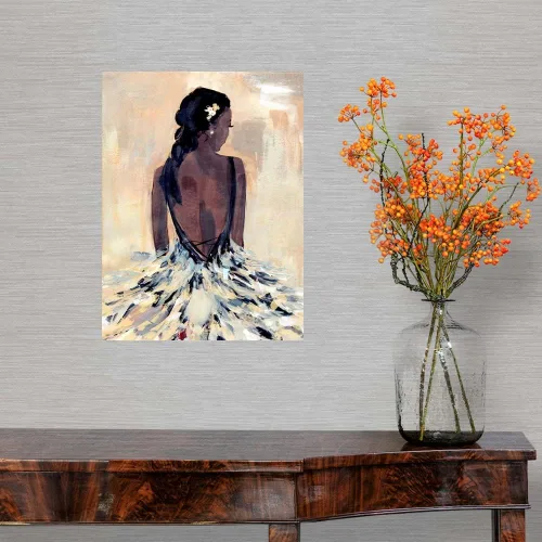 Miniatura 4 de CANVAS ON DEMAND Vinilo decorativo para pared con texto en inglés «To The Gala I», obra de arte
