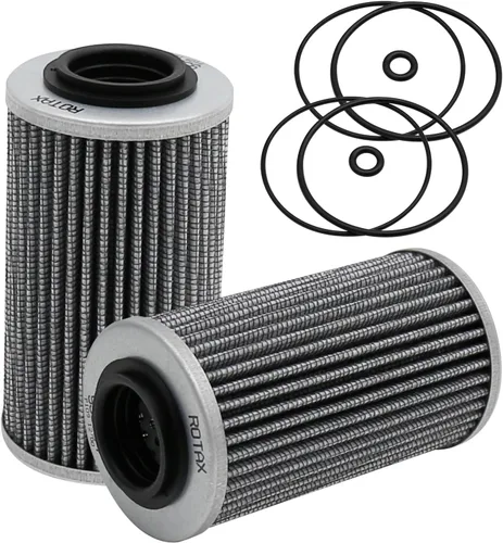 Miniatura 2 de EATAKWARD Paquete de 2 filtros de aceite 420956744, repuesto para motores Rotax Can-Am Spyder y Sea Doo 1503 y 1630 para motos acuáticas Seadoo